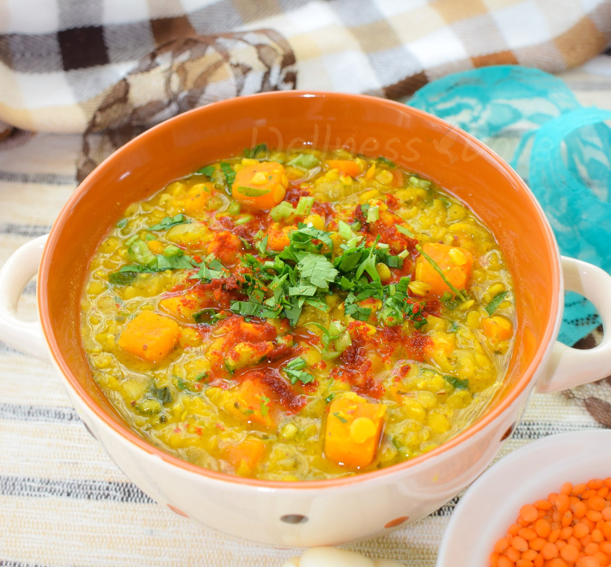 Sweet Potato Red Lentil Soup 5 Wellnessdove