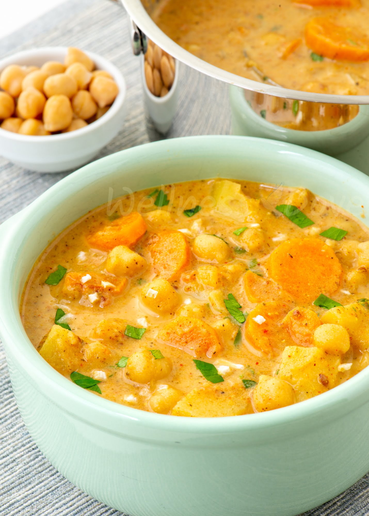 Creamy Chickpea Vegan Curry | WellenssDove
