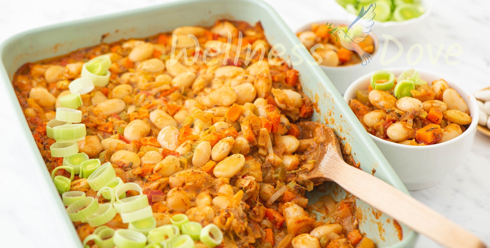 healthy-bean-leek-casserole-wellnessdove