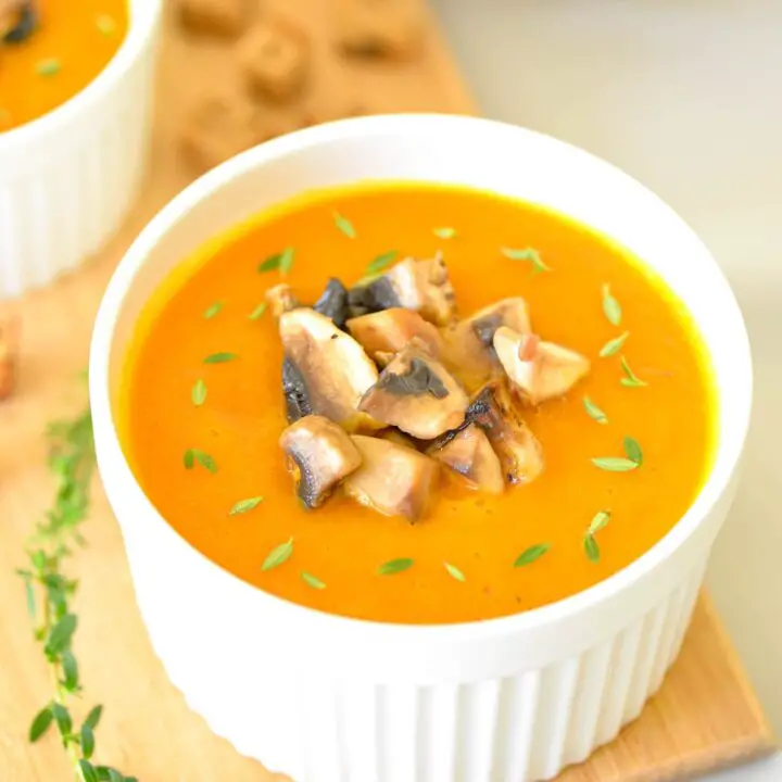 Healthy Carrot & Curry Cream Soup