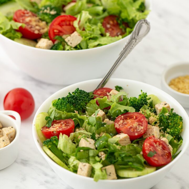 Broccoli & Tofu Green Salad
