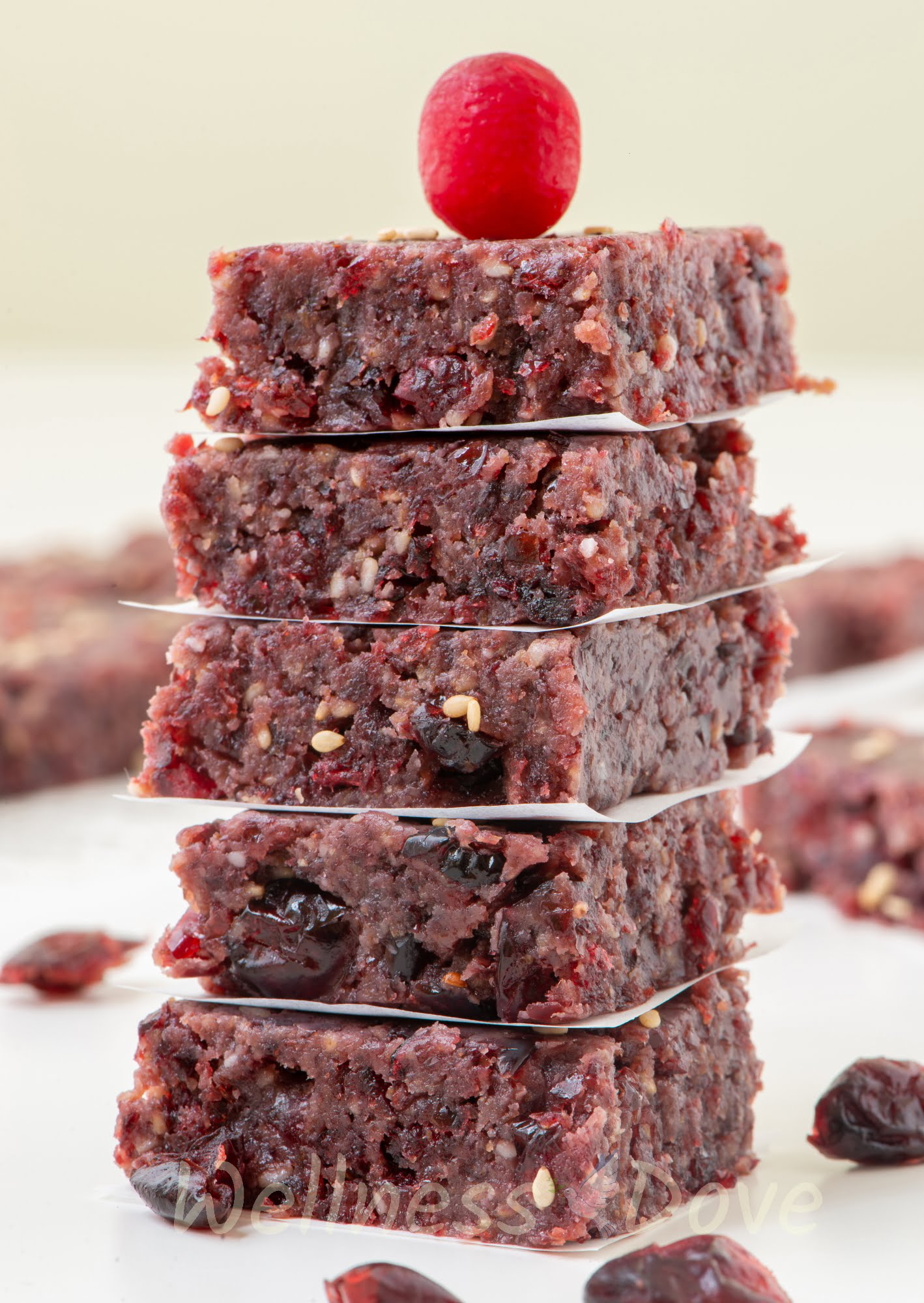 Easy &amp; Quick 3-ingredient Cranberry Snack Bites | WellnessDove