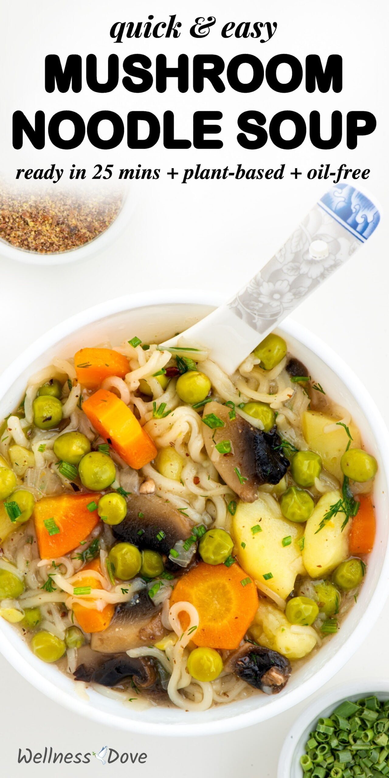 Quick and Easy Mushroom Noodle Soup