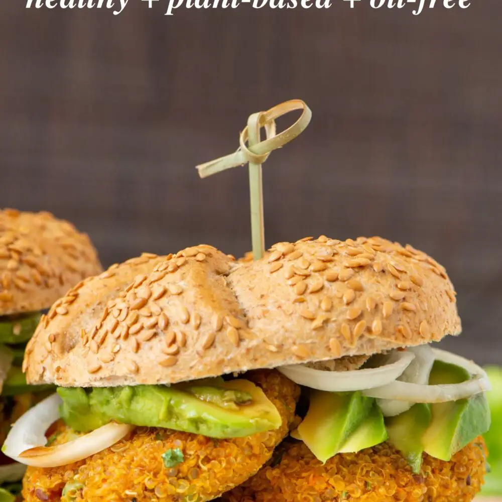 vegan quinoa burger