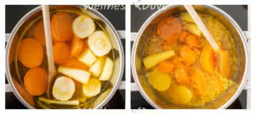 making parsnip soup step 2