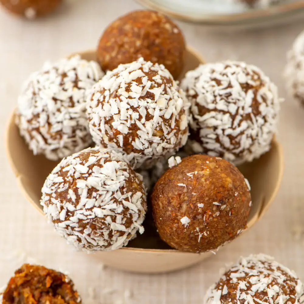 Vegan Carrot Cake Balls