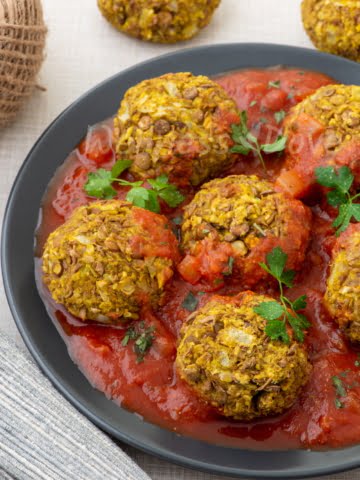 Vegan Meatballs healthy main dish
