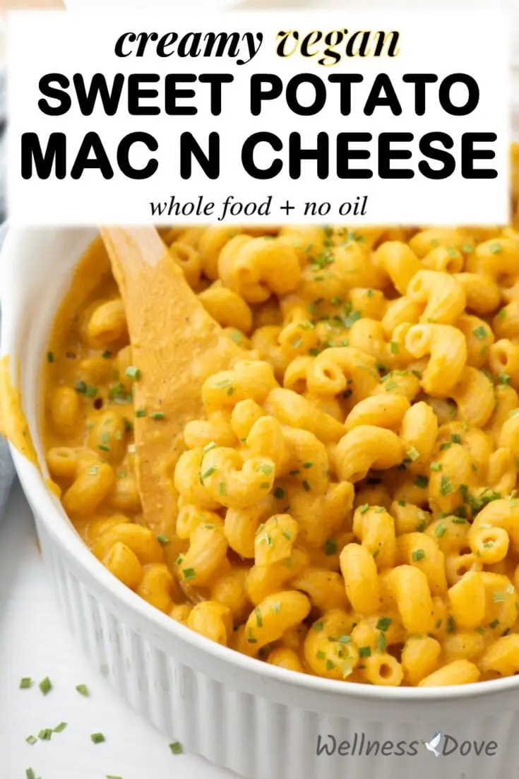 easy vegan mac and cheese with sweet potato