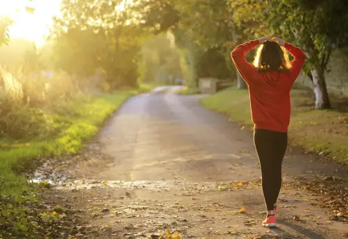 Healthy Walking Woman