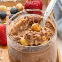pin for the healthy vegan overnight oats by wellnessdove