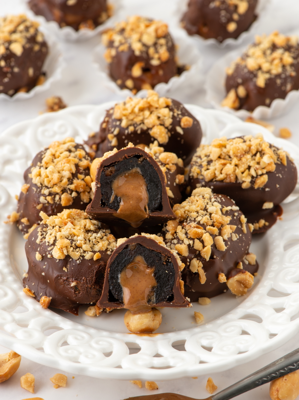 Healthy Mini Vegan Snickers | WellnessDove