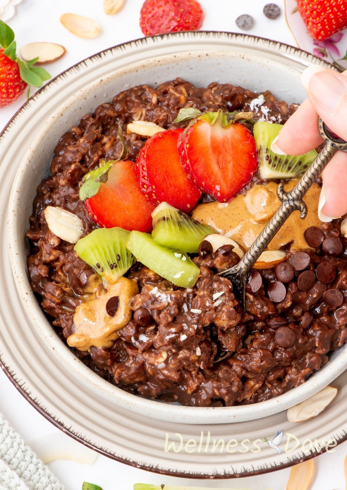 Quick Creamy Chocolate Oatmeal