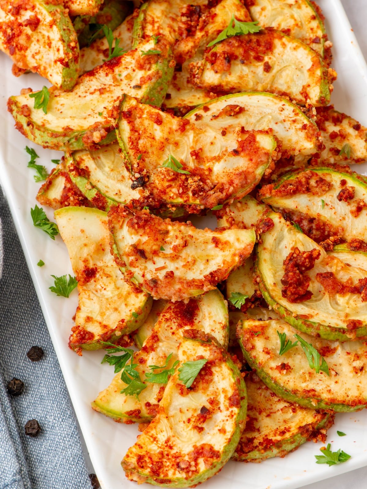 Easy Oven Baked Zucchini