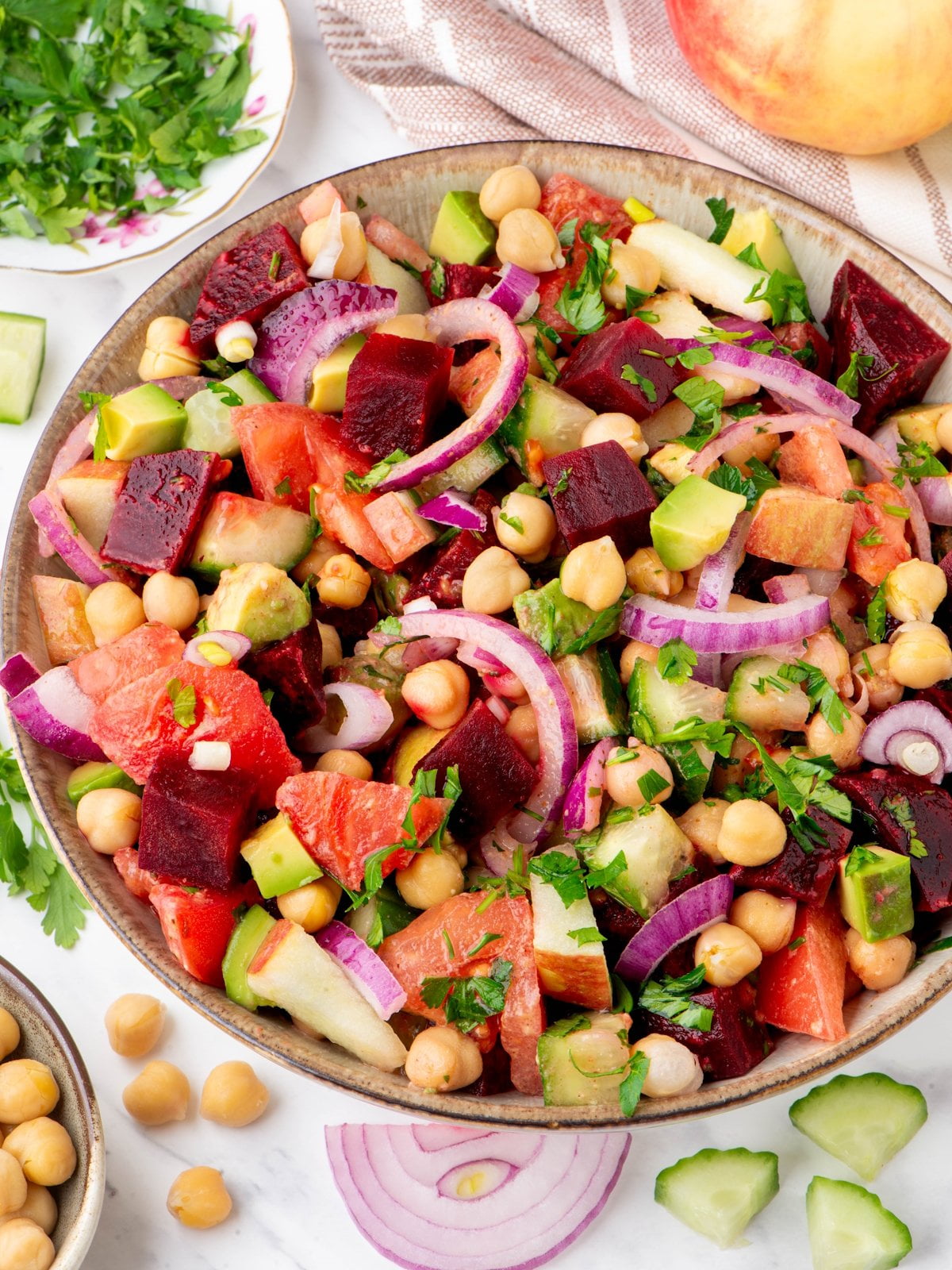 Chickpea Beet Salad