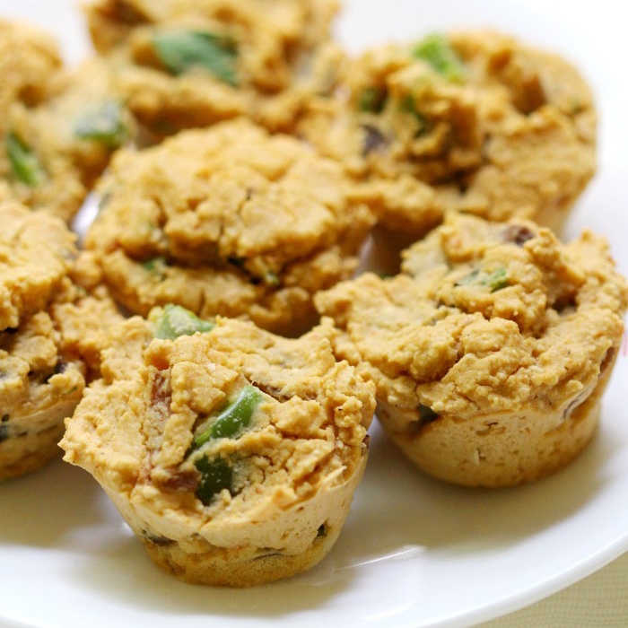 Mini Chickpea Flour Frittata Bites