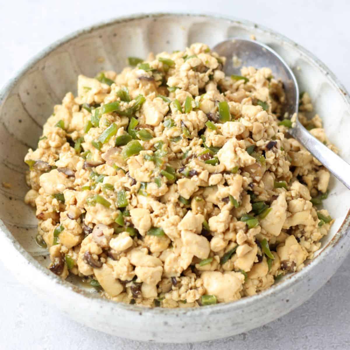 Vegan Tofu Scramble with Miso