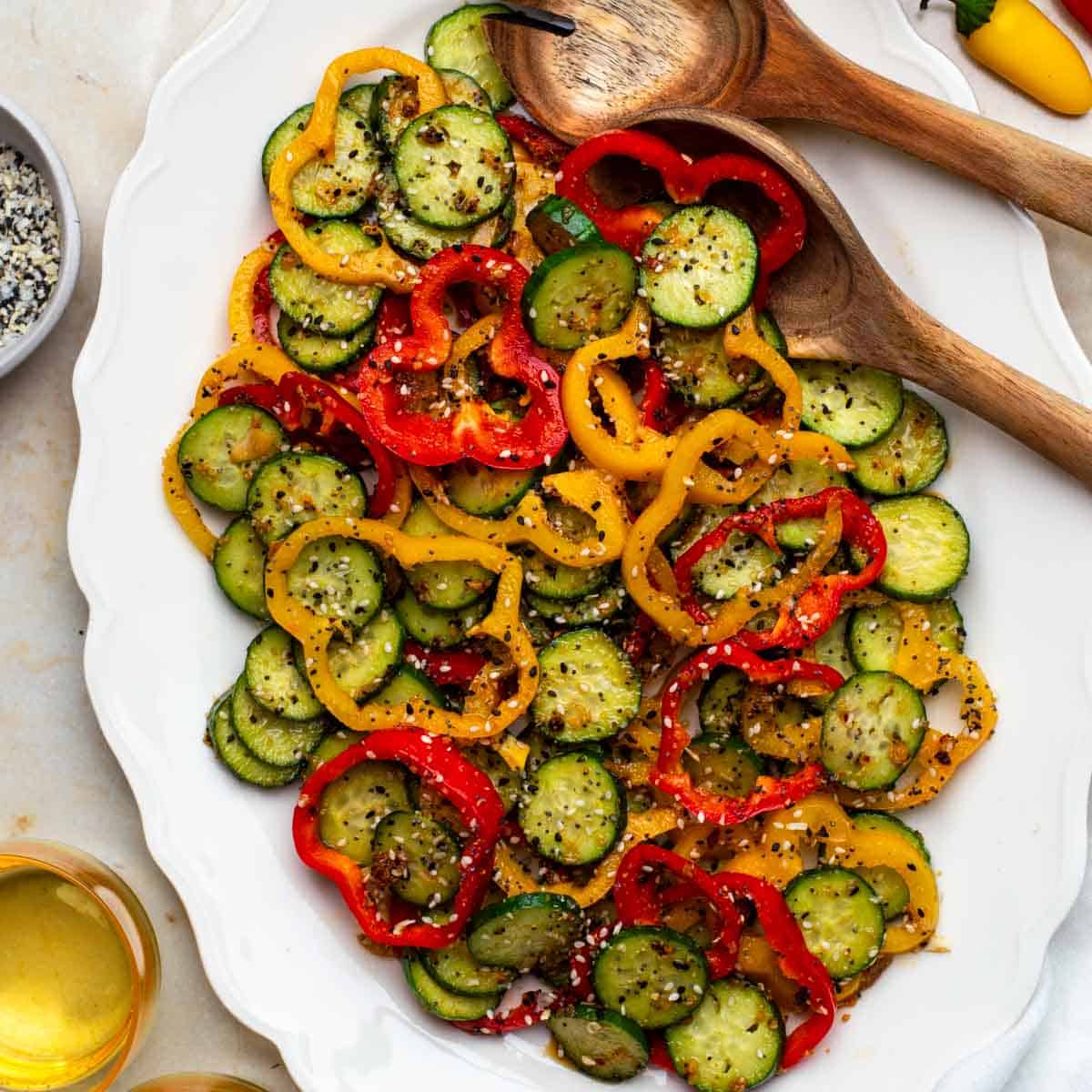 Bell Pepper Cucumber Salad