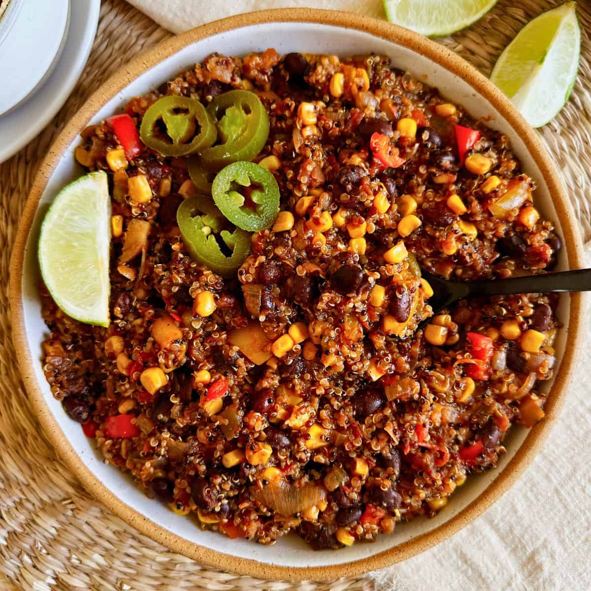 Black Bean Quinoa Chili