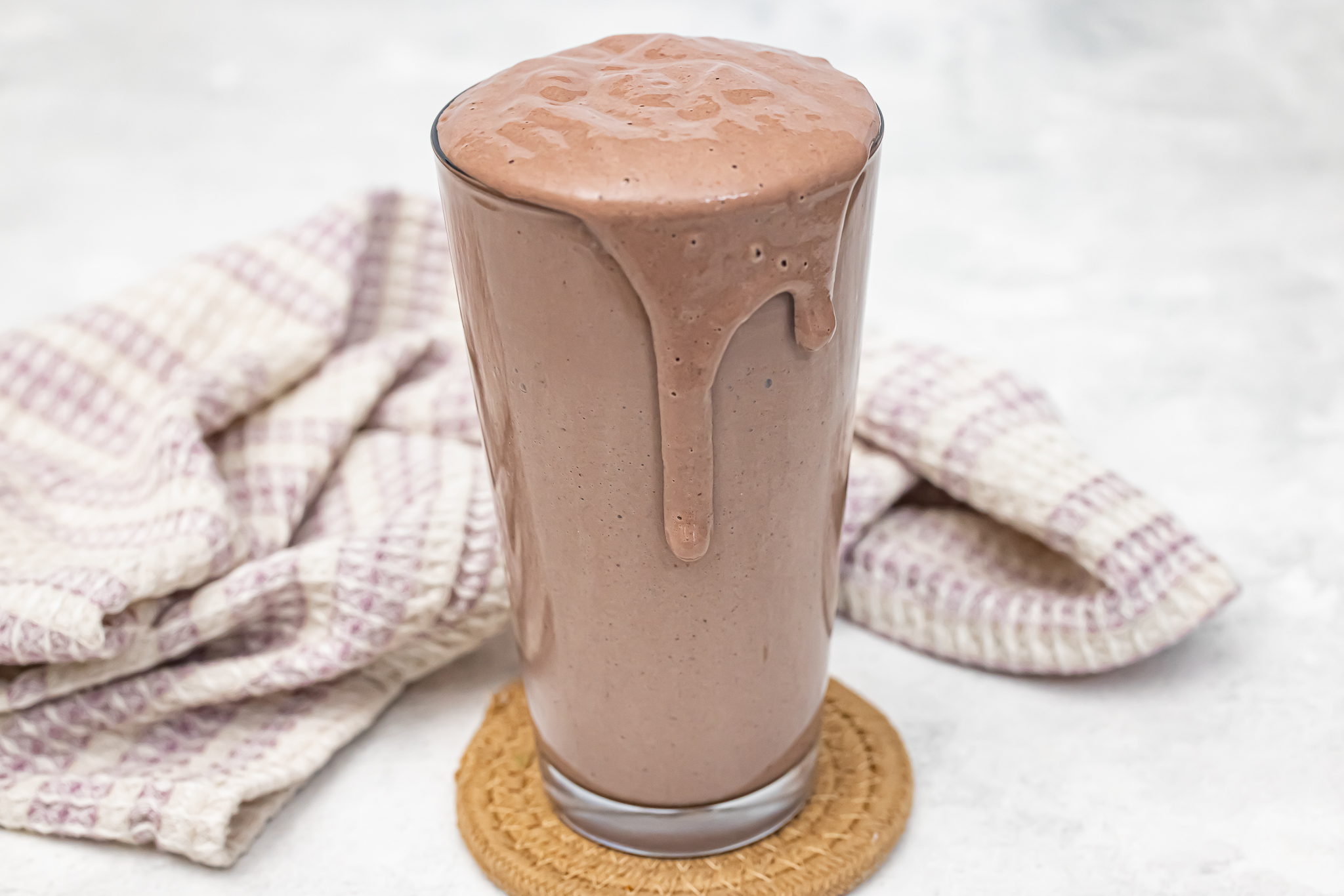 Chocolate Peanut Butter Tofu Smoothie
