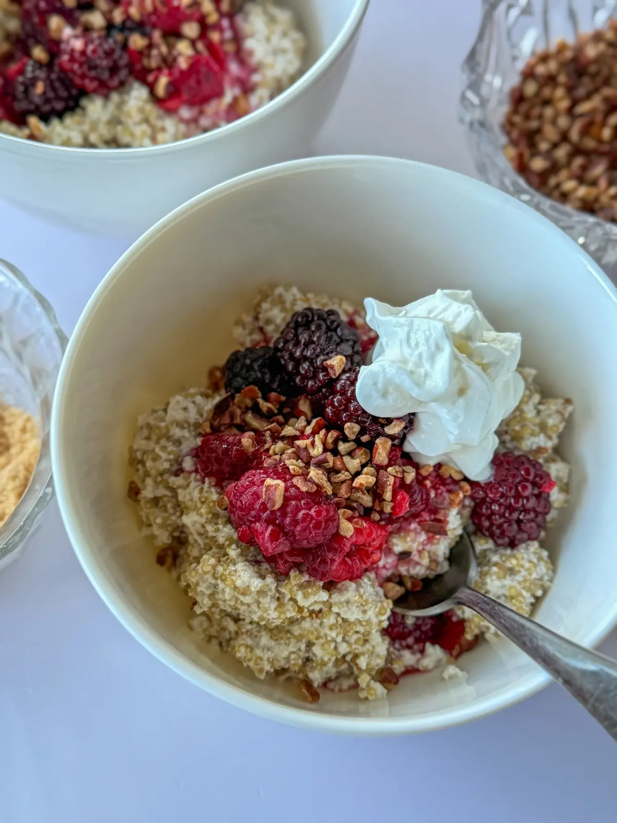 Coconut Milk Quinoa Breakfast Bowl