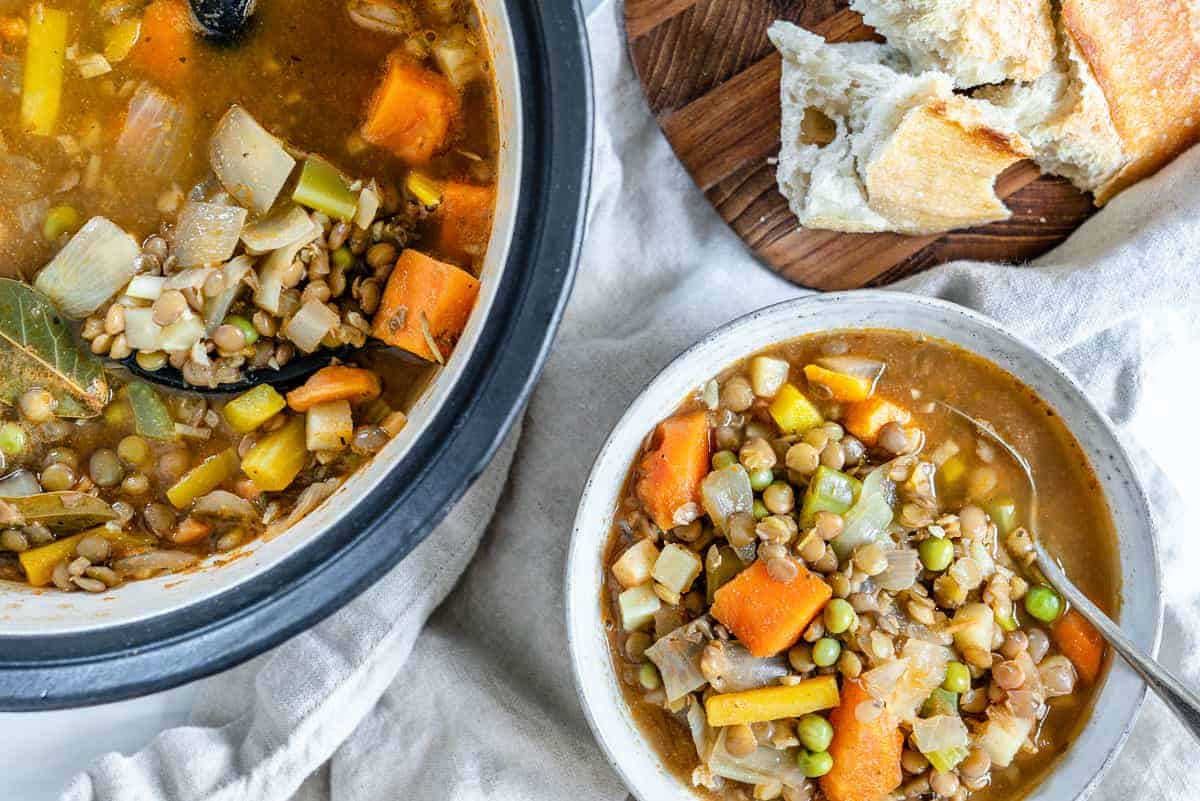 Root Vegetable Lentil Stew