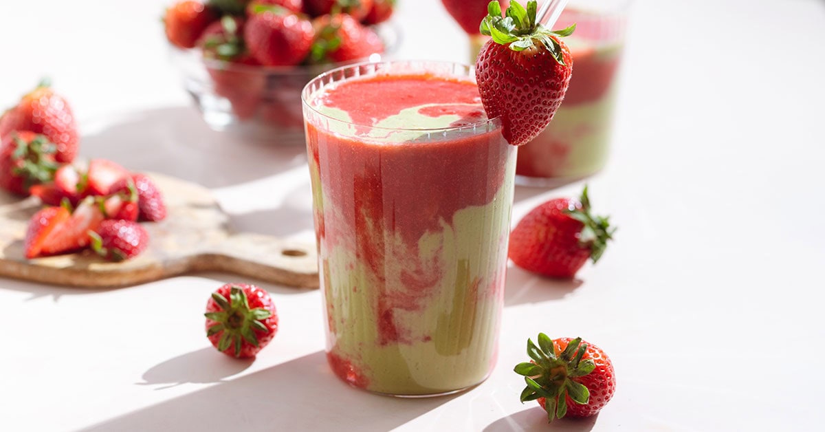 Strawberry Matcha Smoothie