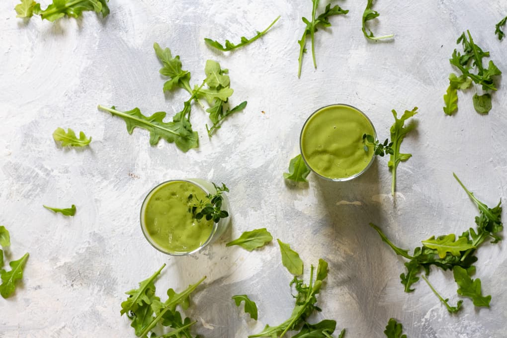 Arugula Smoothie with Avocado