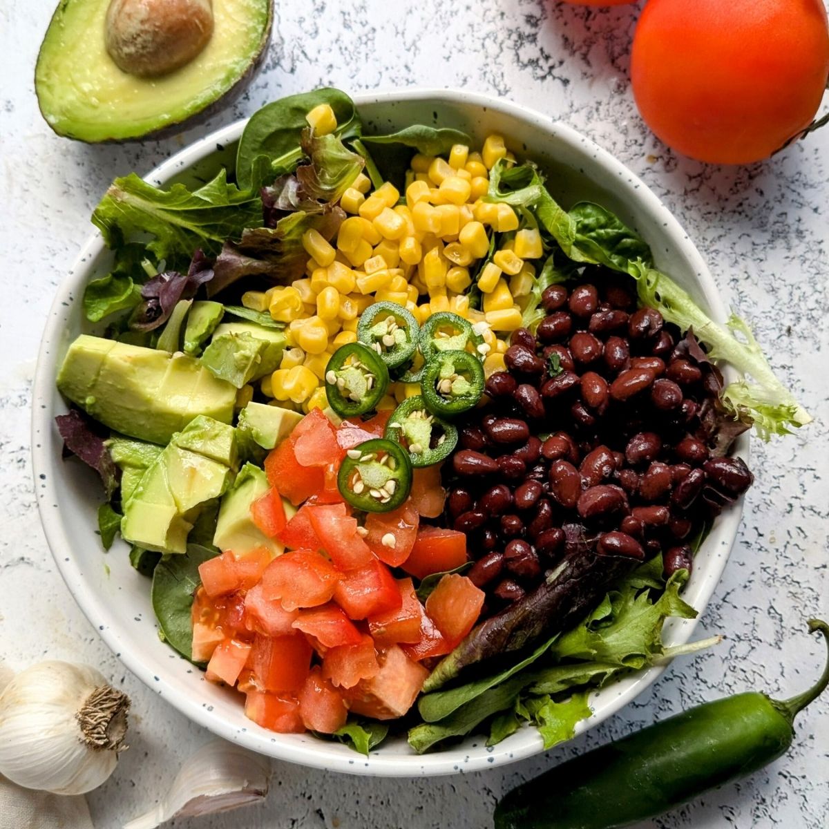 Avocado Black Bean and Corn Salad