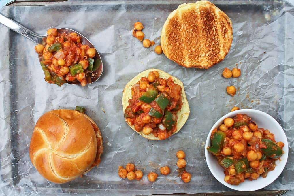 Vegan Sloppy Joes with Chickpeas