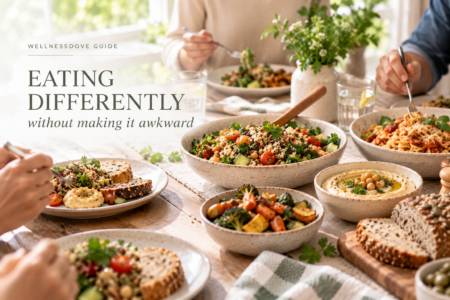 eating plant-based around family,vegan social pressure,how to explain plant-based diet to family,plant-based diet and friends,dealing with questions about veganism