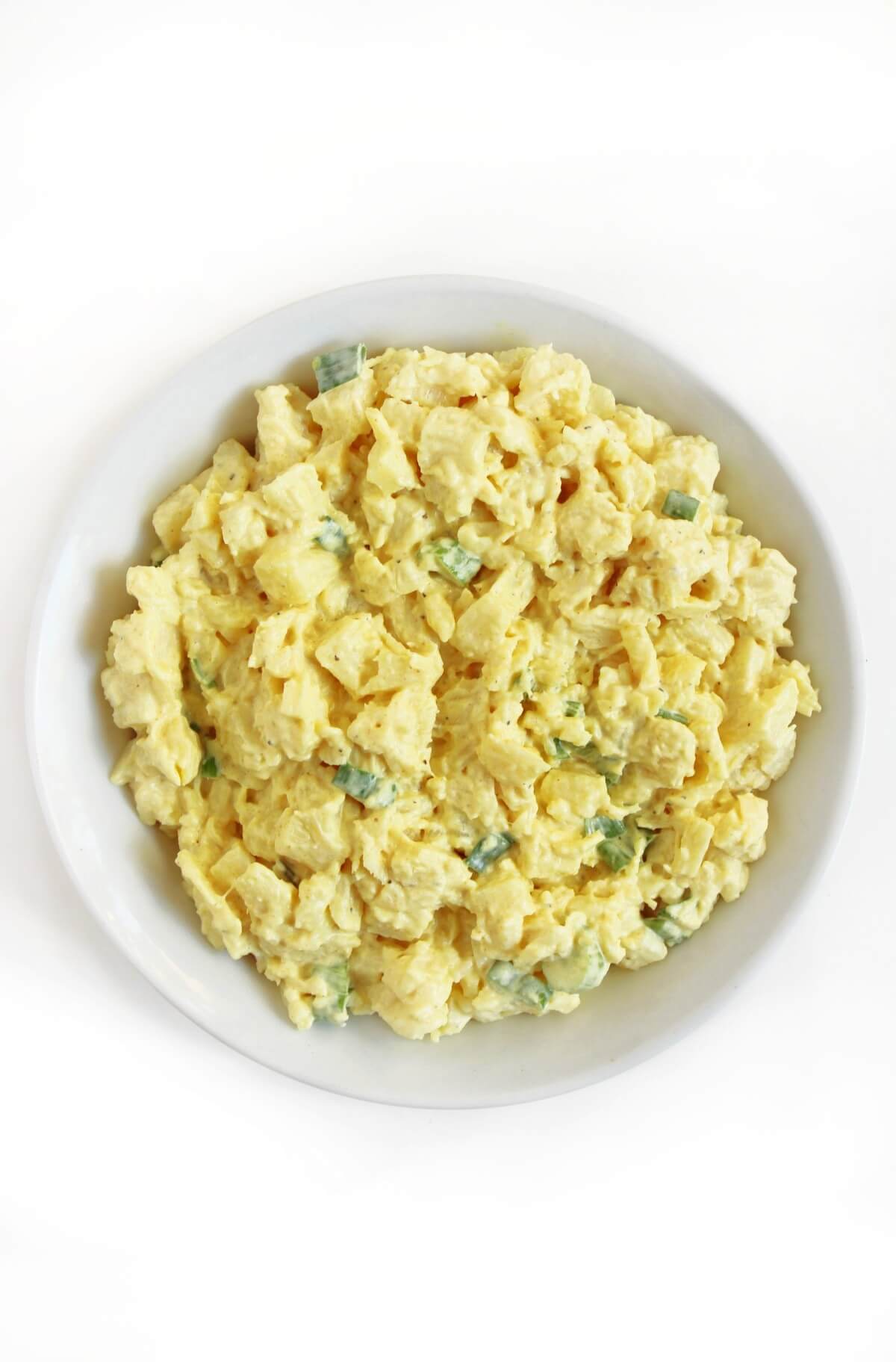 Vegan Egg Salad with Hearts of Palm