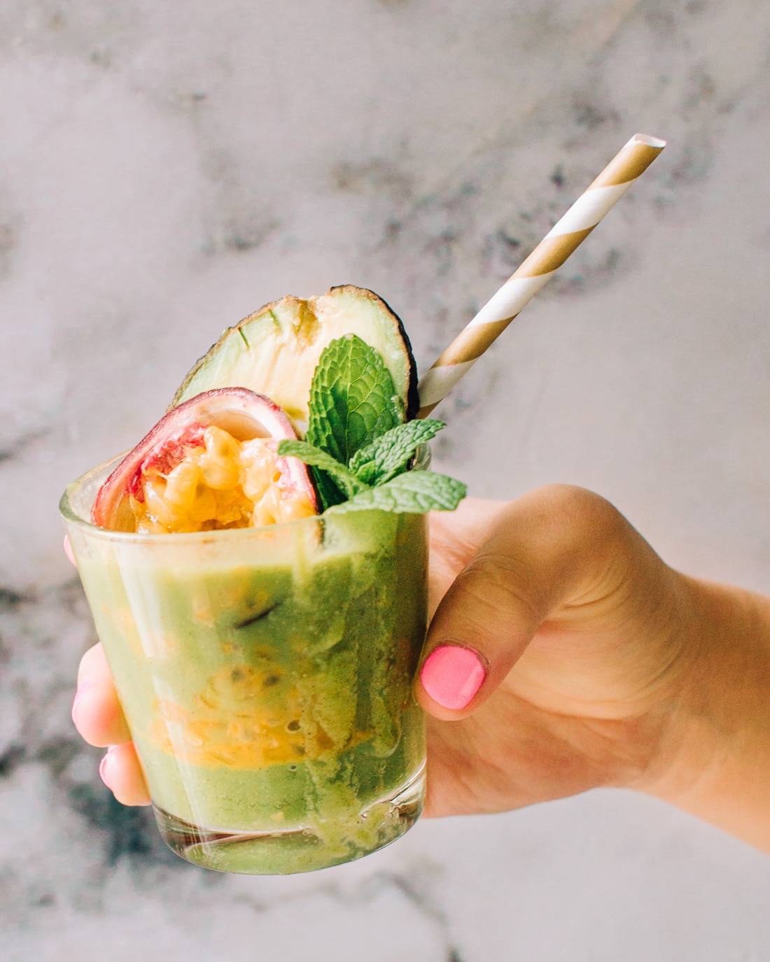 Minty Green Avocado Smoothie