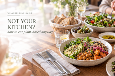 eating plant-based at restaurants,plant-based diet while traveling,vegan eating out tips,plant-based social eating,how to eat plant-based away from home
