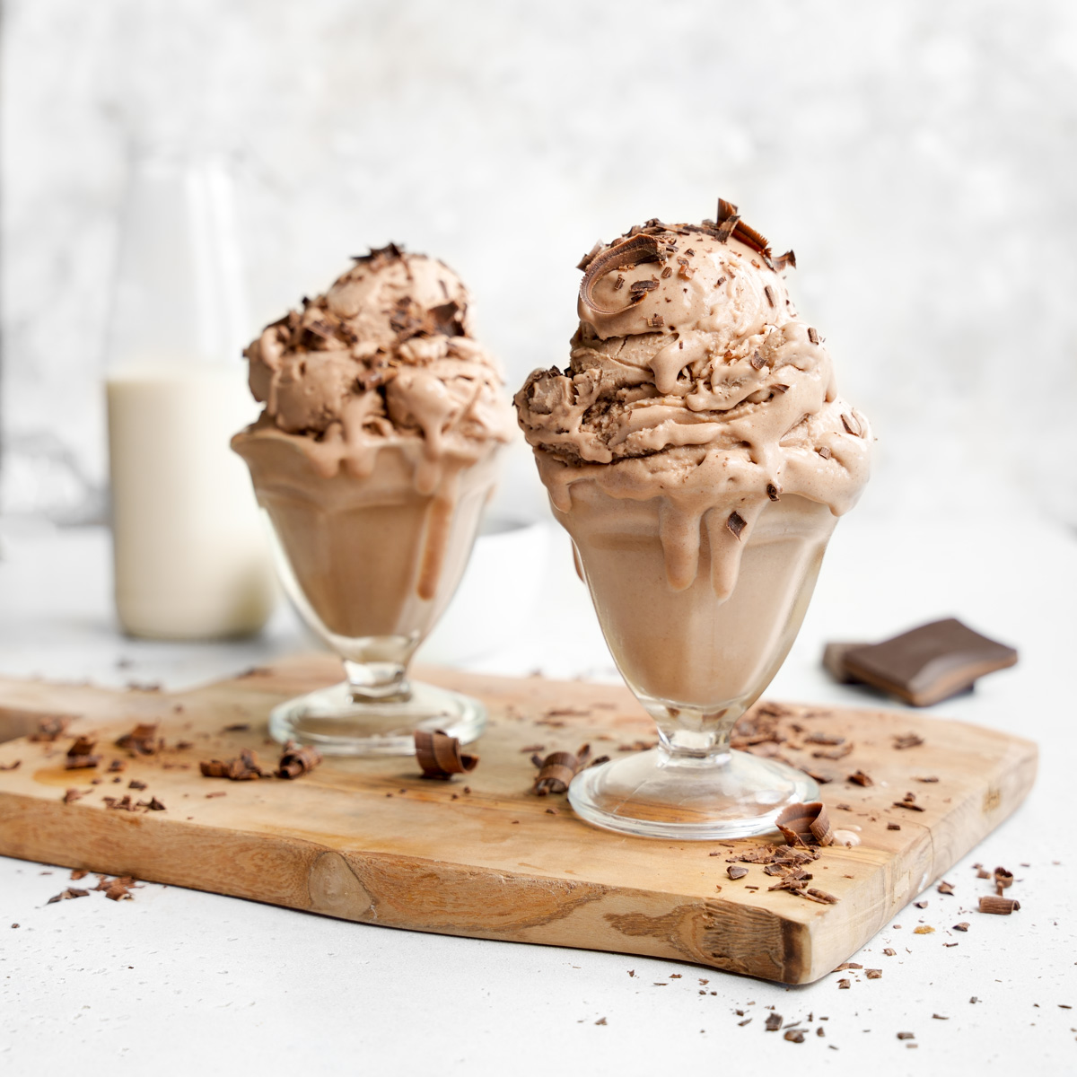 Vegan Chocolate Protein Ice Cream