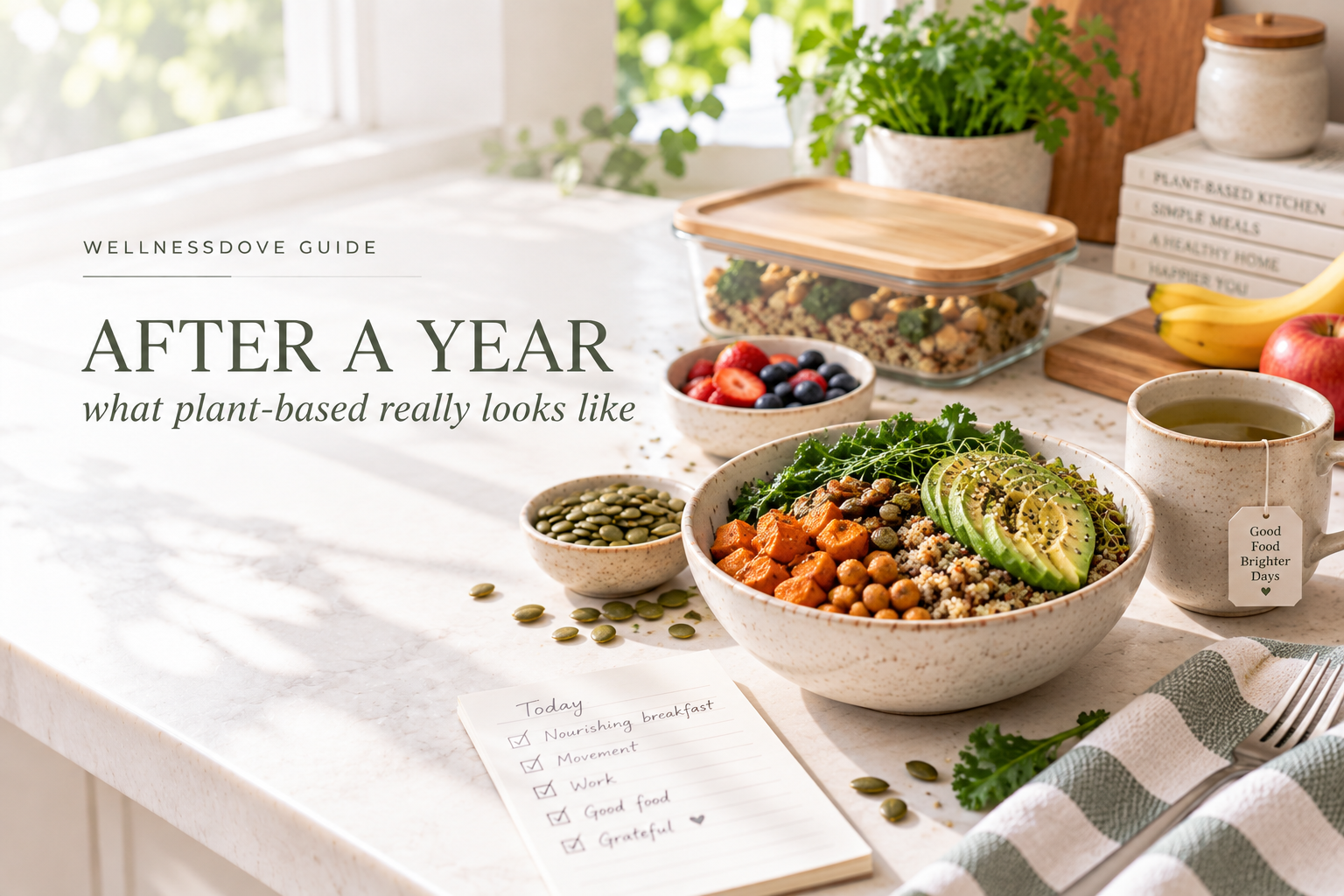 plant-based diet after a year,plant-based diet results,what happens when you go plant-based,whole food plant-based diet experience,life after switching to plant-based