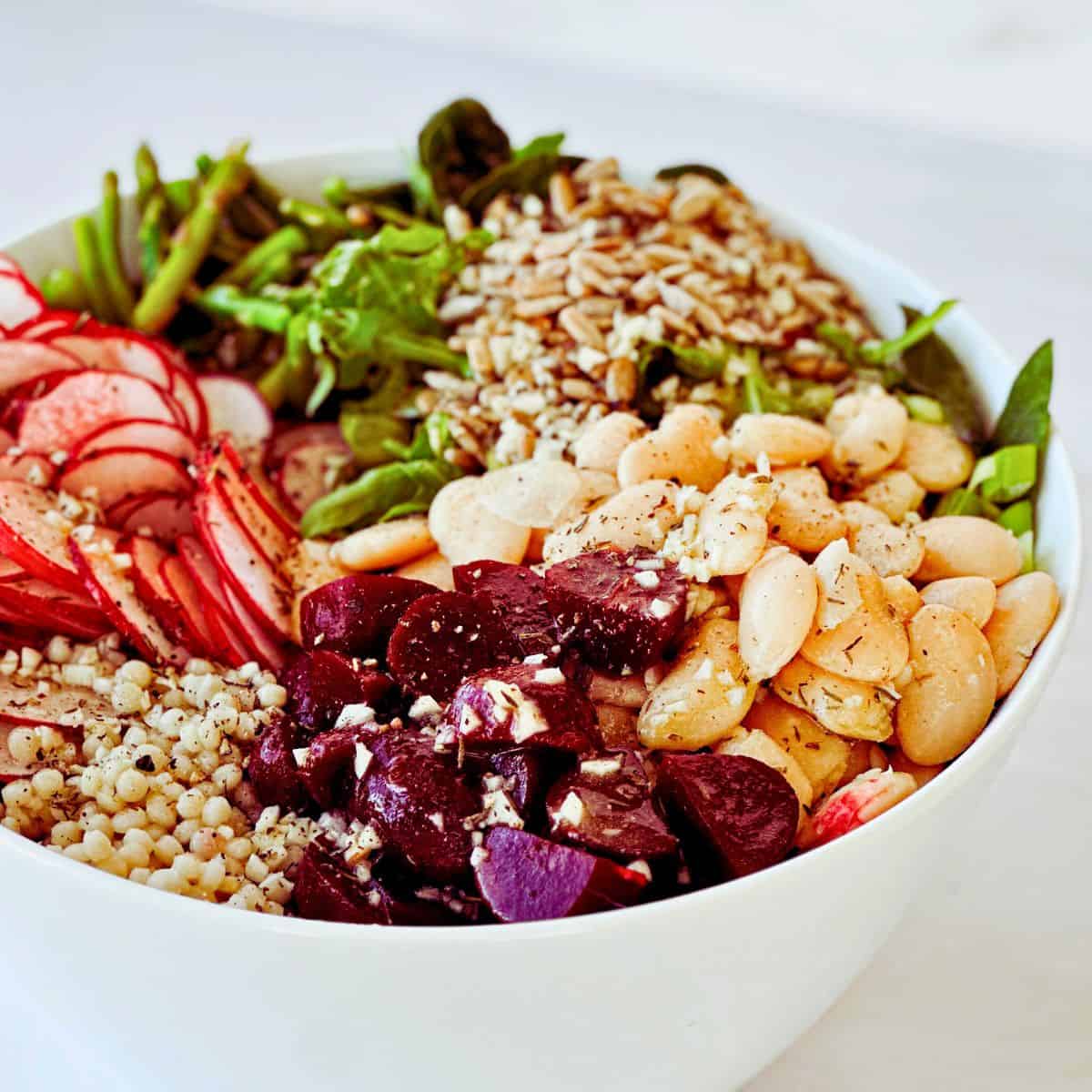 Vegan Pearl Couscous Salad