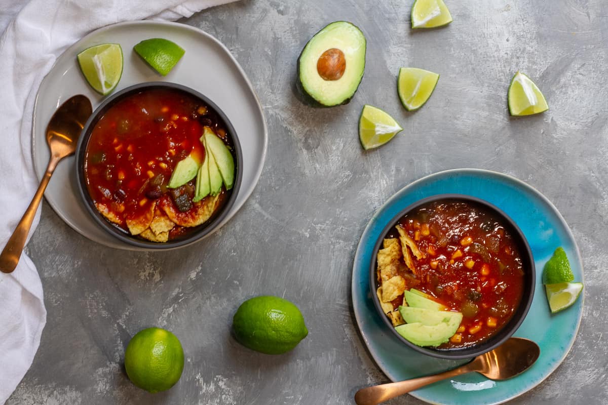 Vegan Tortilla Soup