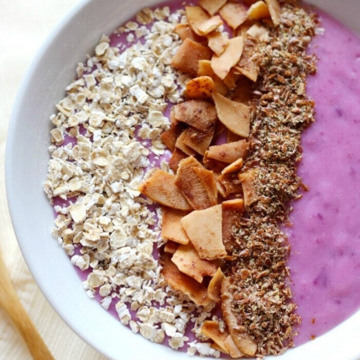 Purple Sweet Potato Yogurt Bowl