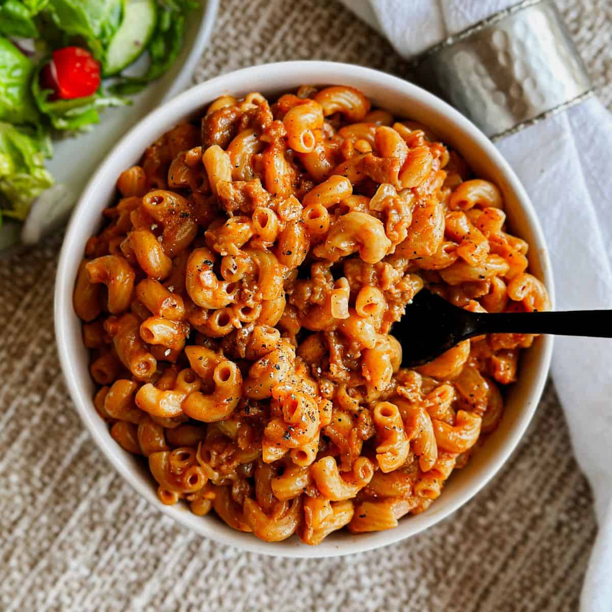 One-Pot Vegan Hamburger Helper