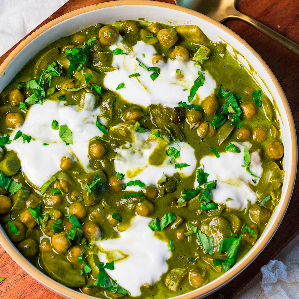 Vegan Green Goddess Chickpeas