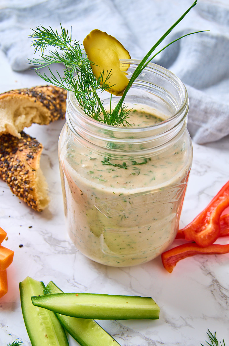 Dill Pickle Cashew Ranch Dressing