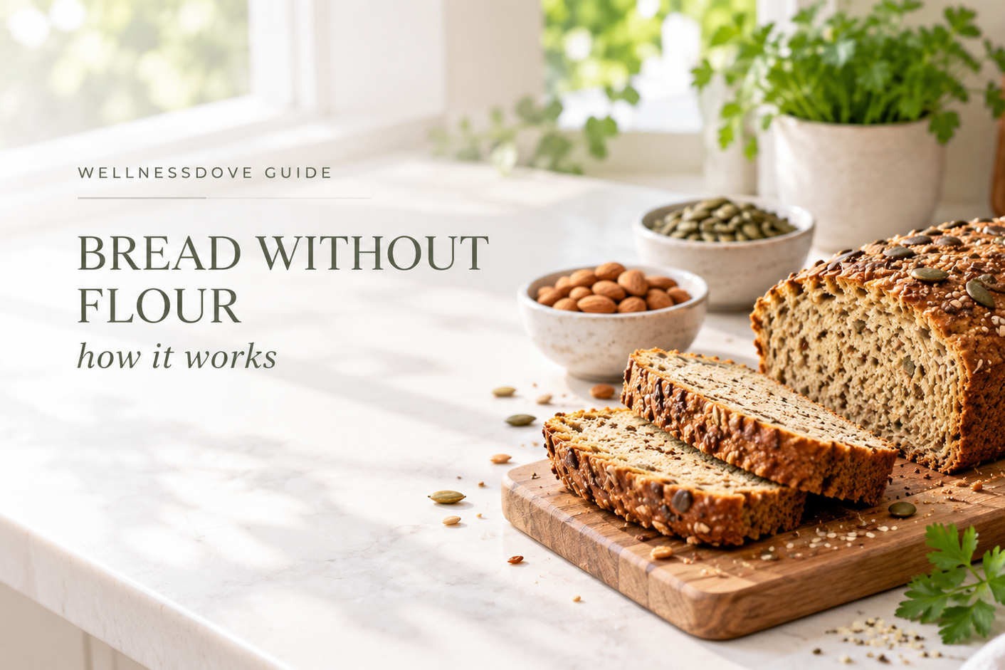 Featured image for the flourless bread guide