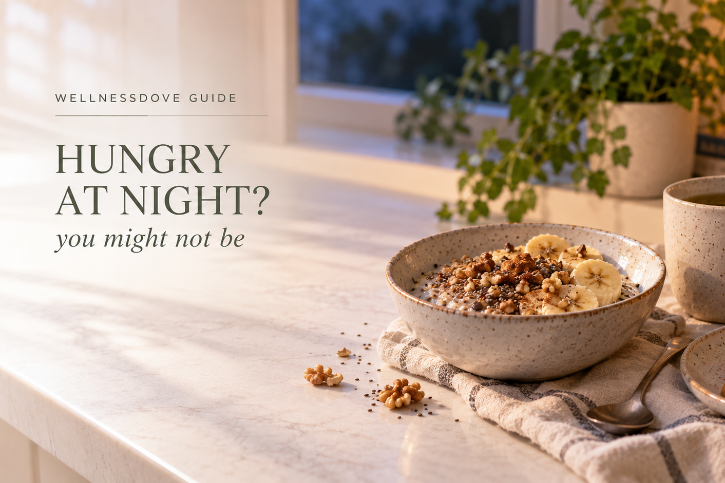 why am i so hungry at night,hungry at night,why do i get so hungry at night,always hungry at night,how to stop being hungry at night