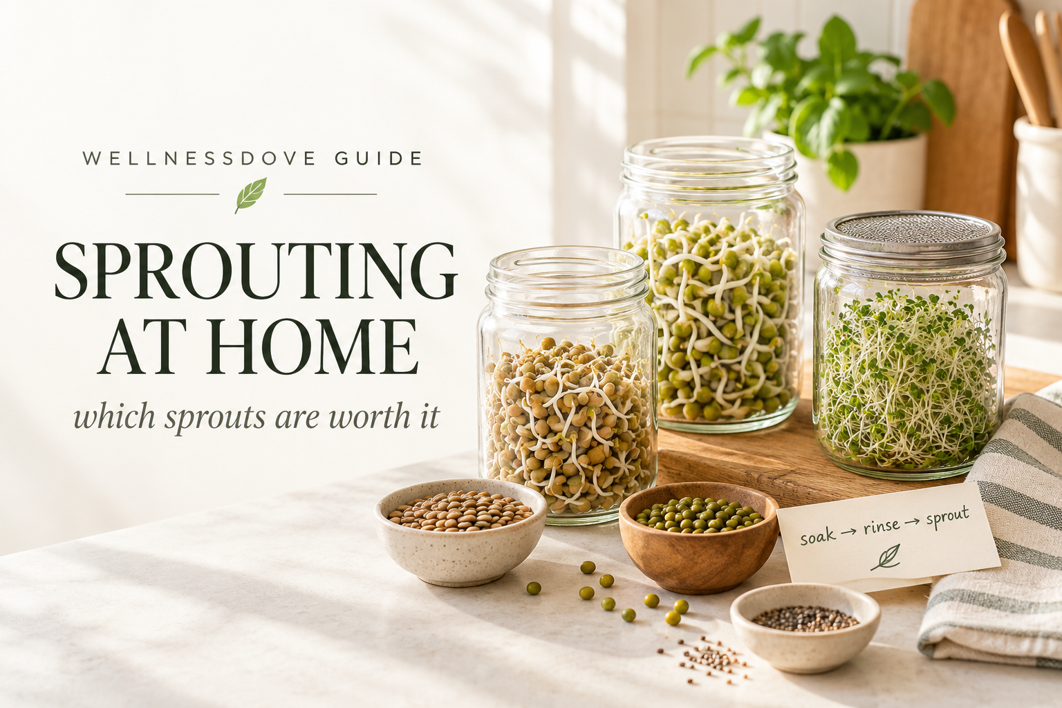 Featured image for the sprouting at home guide