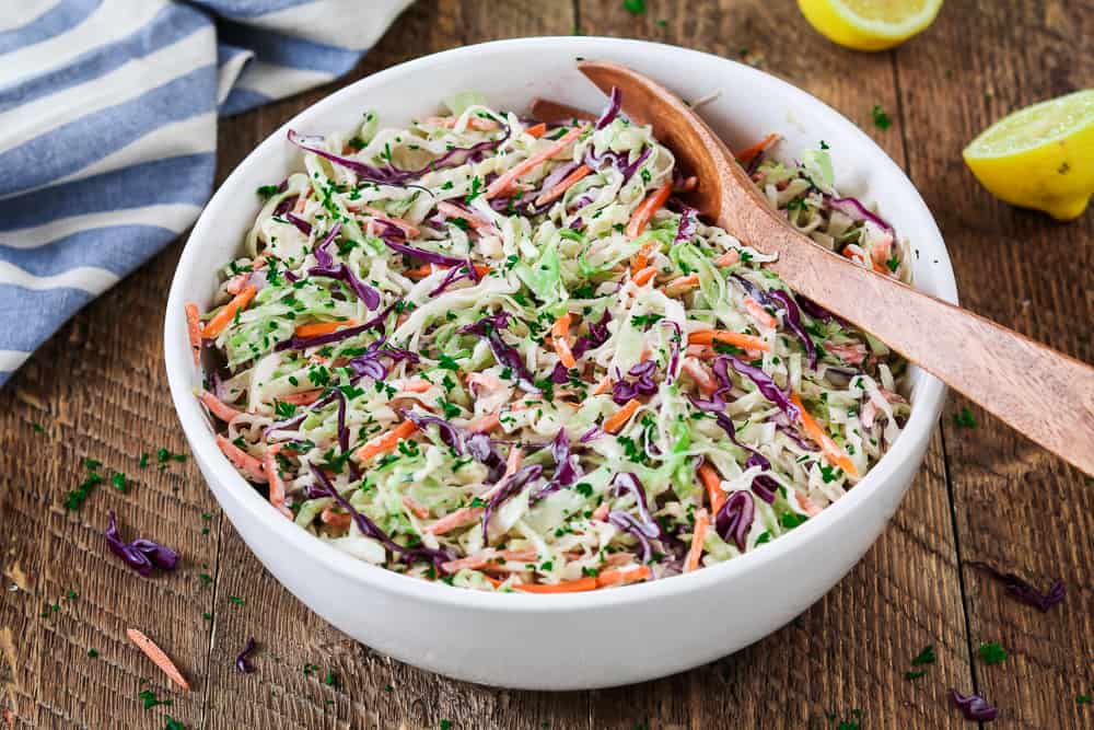 Creamy Vegan Coleslaw