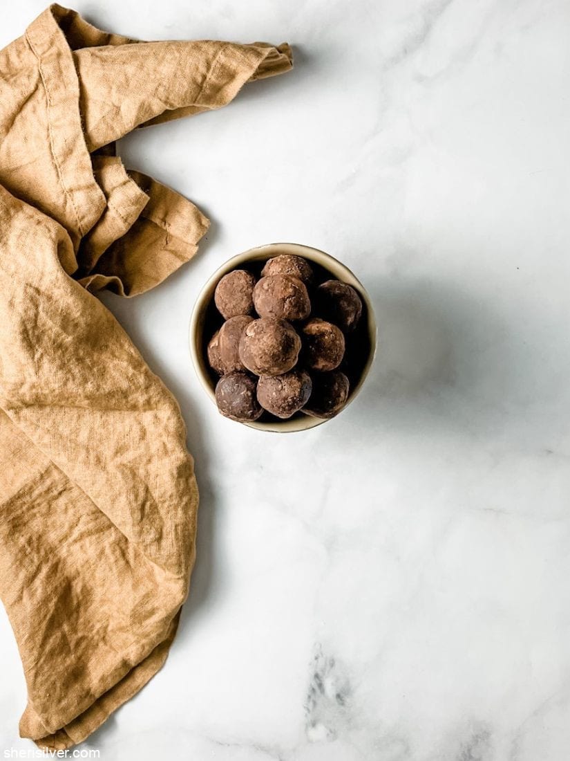 Vegan Tahini Truffles
