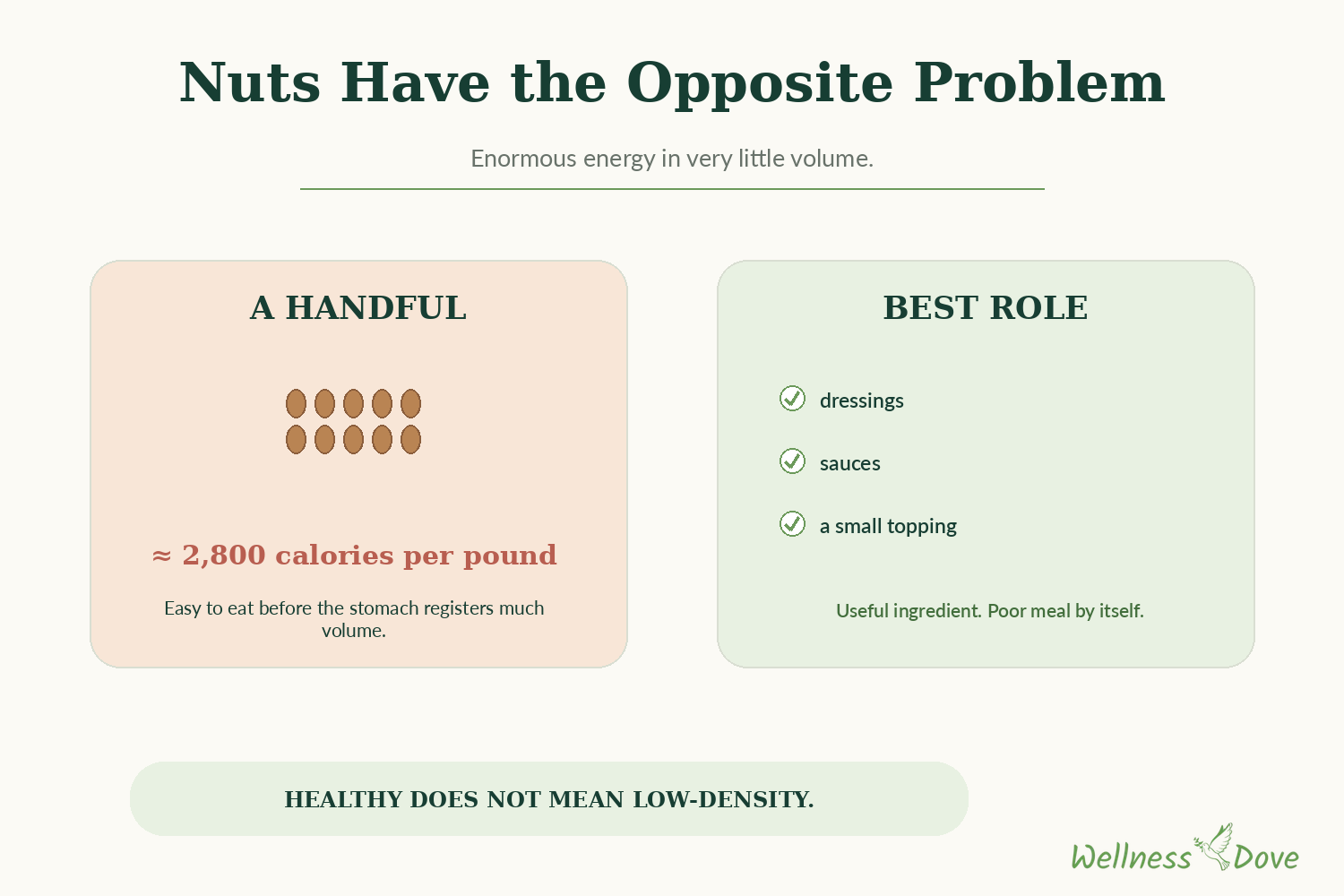 Nuts and seeds: enormous energy in almost no volume