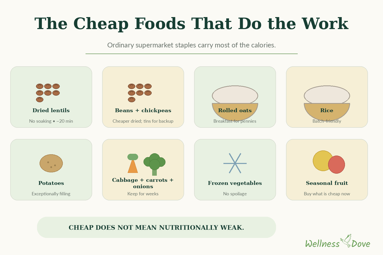 The cheap foods that do the work on a healthy budget