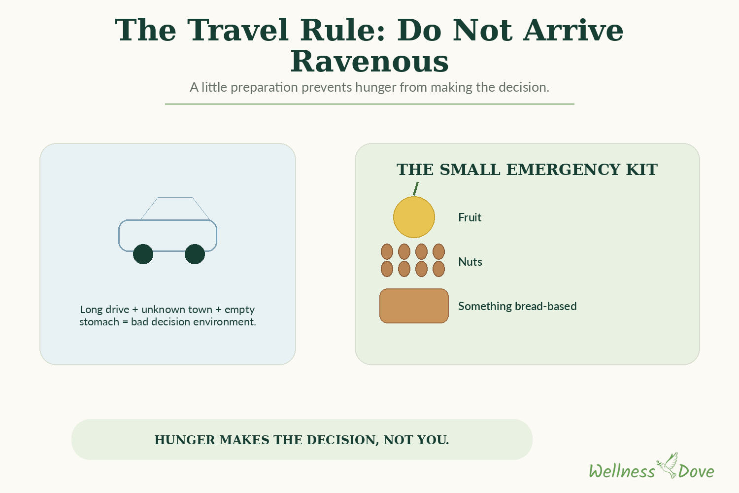The travel food kit for eating plant-based on the road
