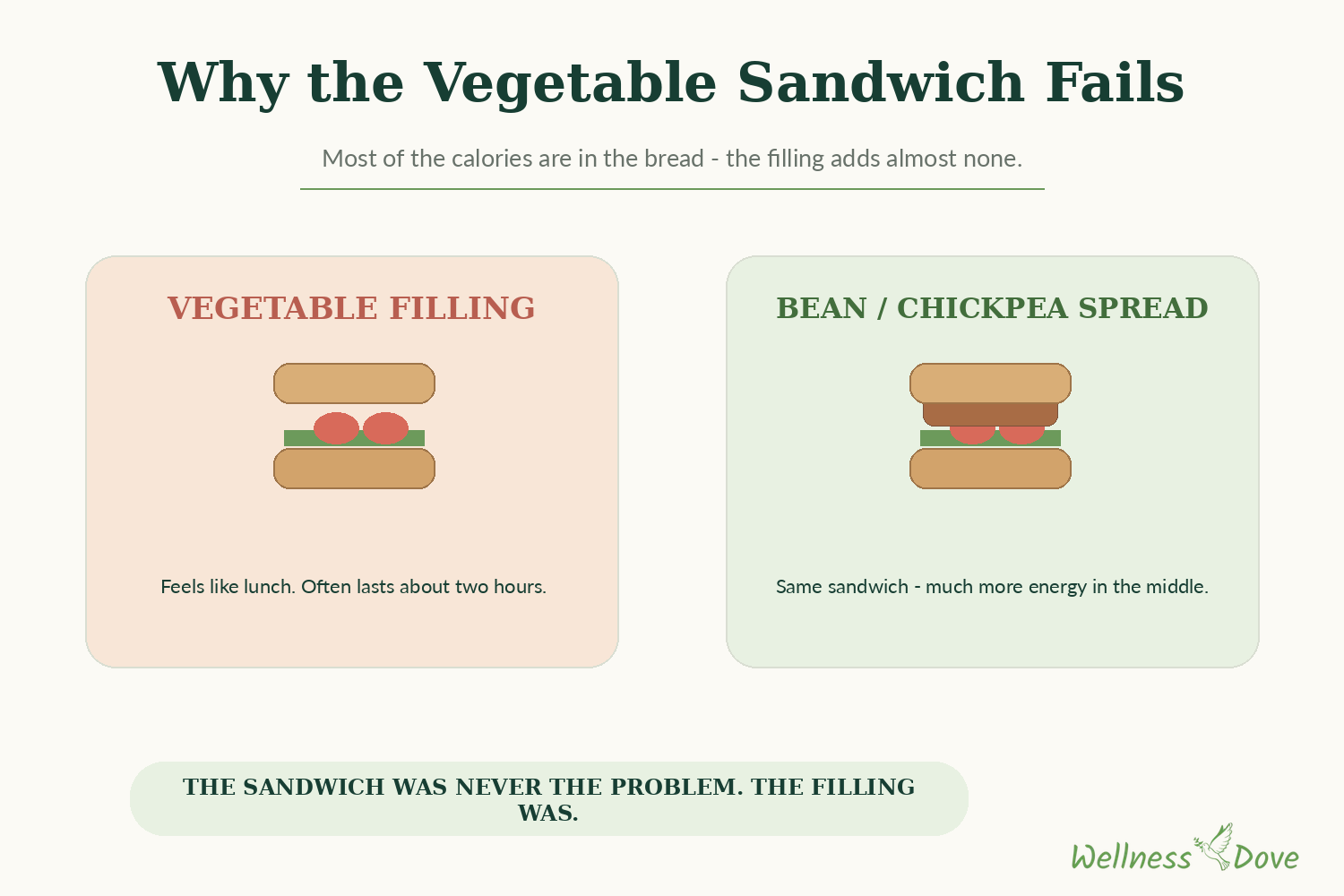 Why the sandwich fails